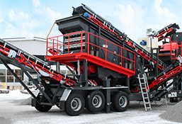 履帶式移動篩分站