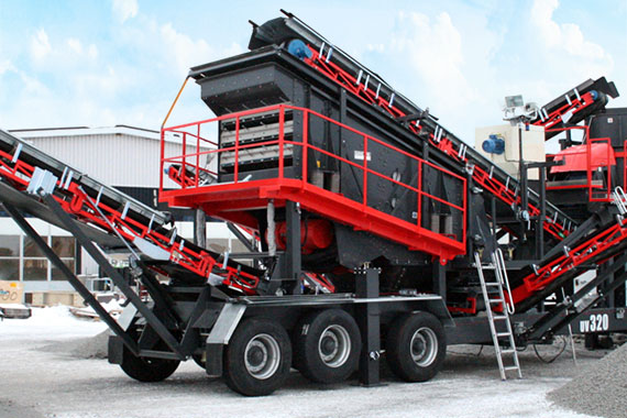 履帶式移動(dòng)篩分站